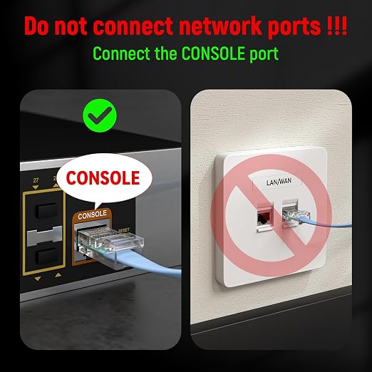 USB Cisco Console Cable, USB to RJ45 Console Cable Compatible - Image 2