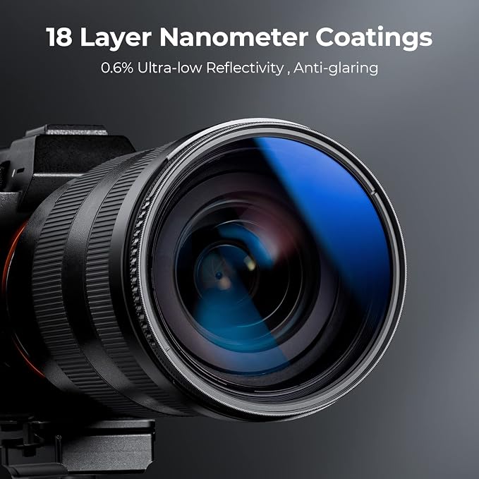 K&F CONCEPT 43mm Circular Polarizer Filter Ultra-Slim 18 Multi-Coated Optical - Image 3