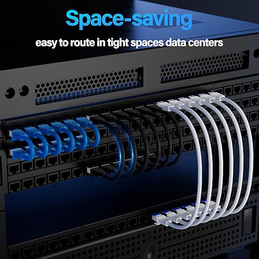 Cat6A Ethernet Cable Shielded 10Gbps 5 ft, Slim Shielded Ethernet Cable Cat 6 - Image 5