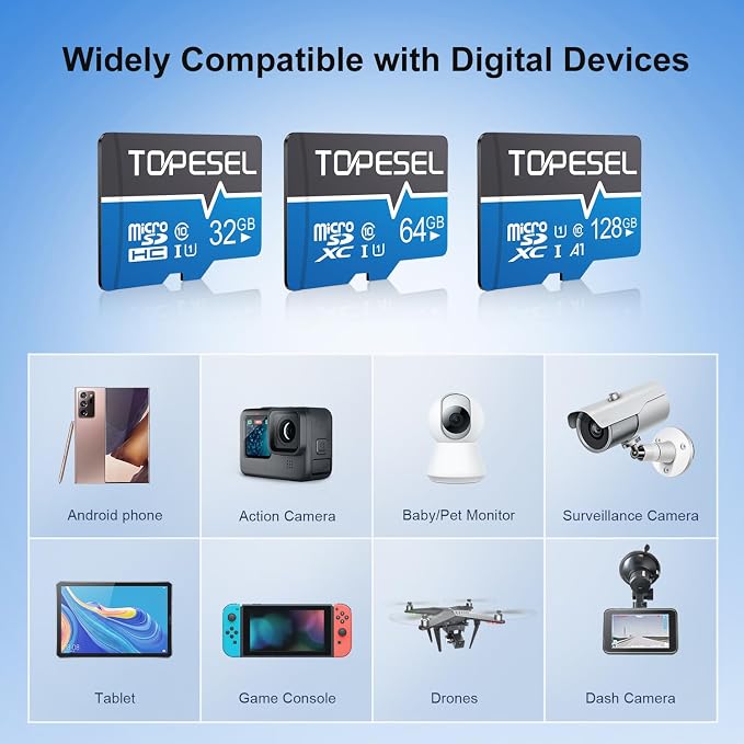 TOPESEL 10 Pack 32GB Micro SD Card Class 10 Micro SDHC Memory Card UHS-I - Image 7