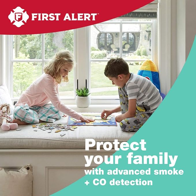 First Alert BRK SC7010B-6 Hardwired Smoke and Carbon Monoxide Detector - Image 3