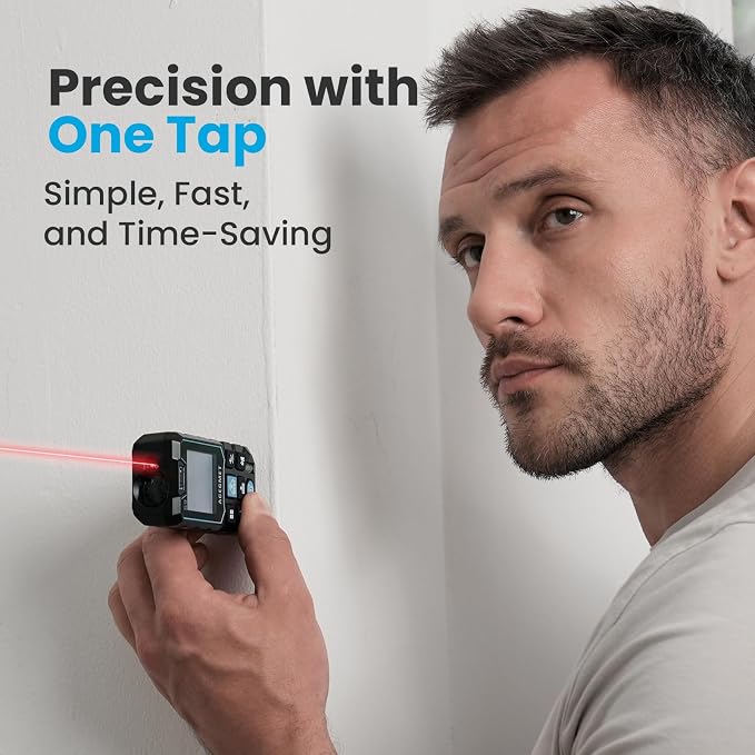 ACEGMET Laser Measure, 229ft/70m Laser Measurement Tool, S9 Room Laser - Image 3