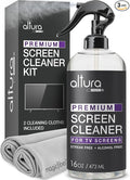 Screen Cleaner Spray & Wipe Kit Computer Screen Cleaner + 2 Microfiber Cleaning by AlturaPhoto