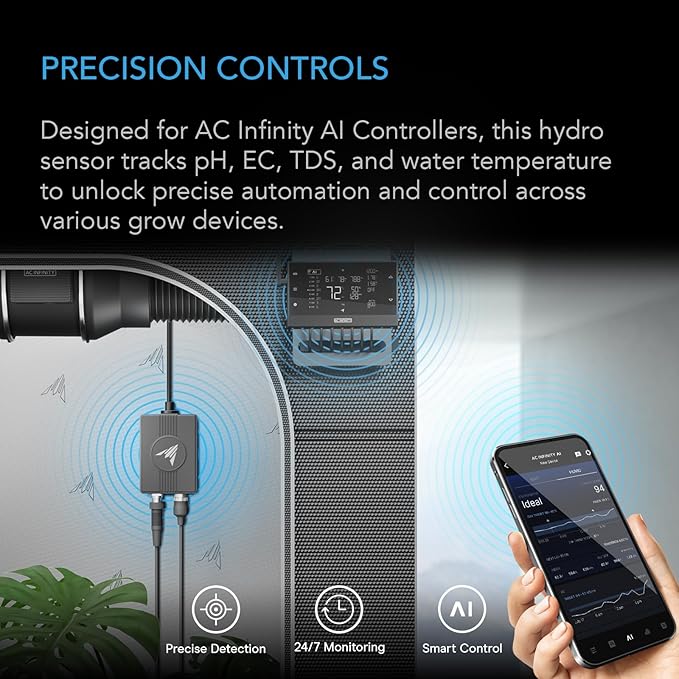 AC Infinity Hydro Sensor, Environmental Sensor - Image 2