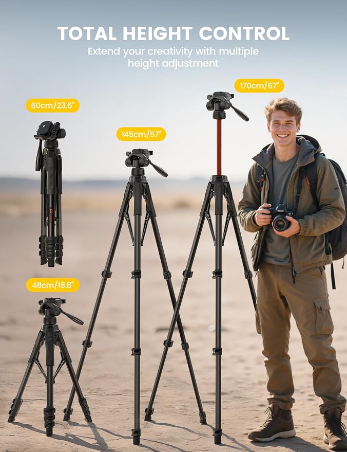 Lamicall Camera Tripod - Image 6