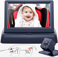Baby Car Mirror with 4.3'' HD Night Vision Function Display, Safety Car Seat by Shynerk+Baby