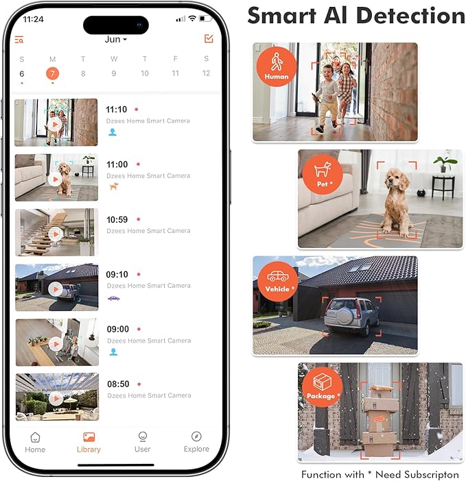 Dzees Security Cameras Wireless Outdoor - Image 2