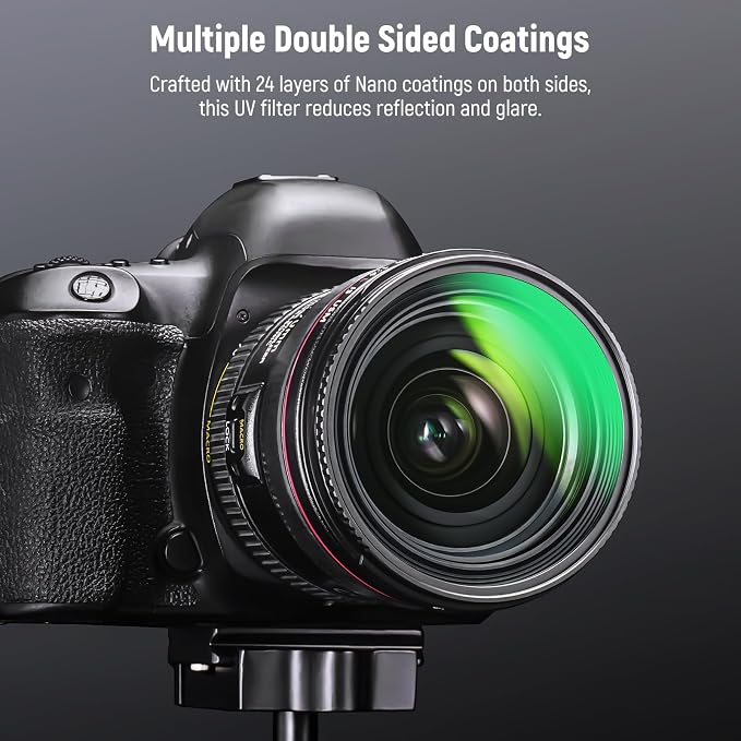 NEEWER 77mm MC UV Protection Filter 24 Layer Multi Resistant Nano Coatings/HD - Image 3