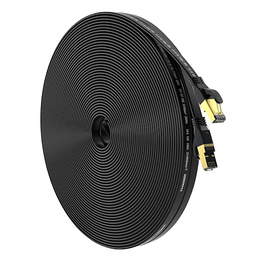 Cat 8 Ethernet Cable 75 FT, Outdoor&Indoor High Speed Heavy Duty Network LAN by Unknown