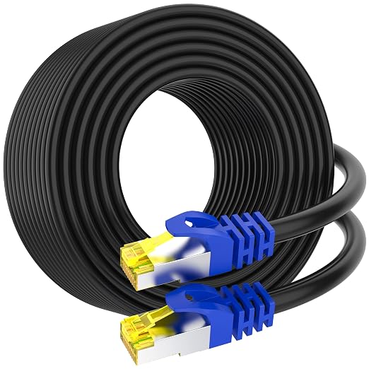 Cat 8 Ethernet Cable 40 ft, Heavy Duty High Speed Network Internet Cable by AoforzTech