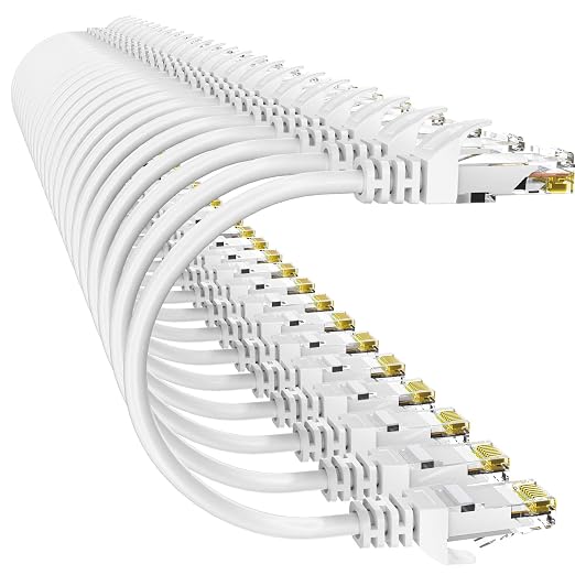 Cat 6 Ethernet Cable 2FT, Cat6 Ethernet Patch Cable 10Gbps, High-Speed UTP Cat6 by 10Gsupxsel