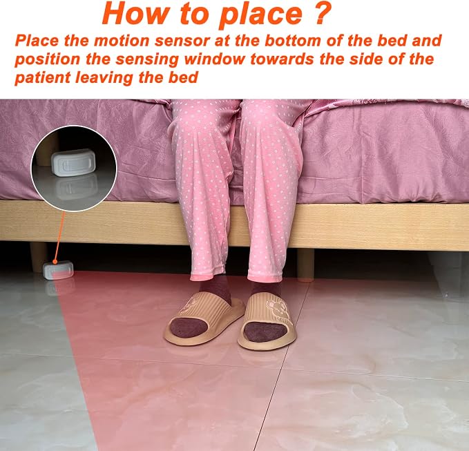 Upgraded Version Bed Sensor Alarm and Fall Prevention - Image 3