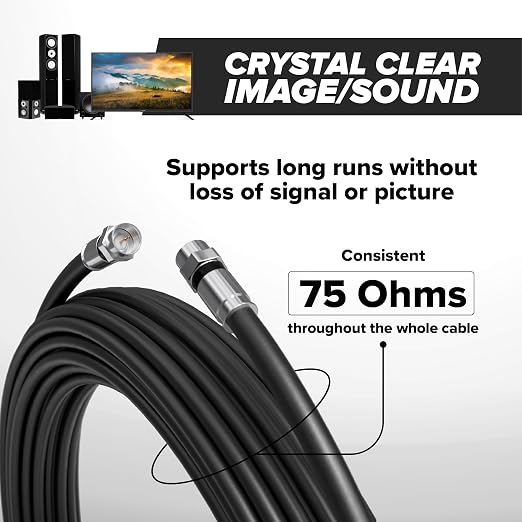 THE CIMPLE CO - RG6 Coaxial Cable 35 FT - RG6 Coax Cable - Image 5
