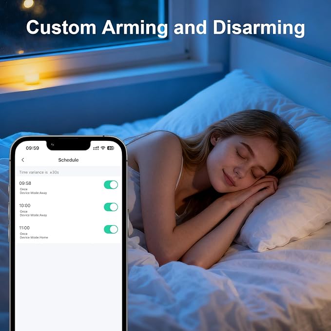 Wireless Alarm System for Home Security, 4.3in Touch Screen 24PcsWiFi+GSM/4G - Image 7
