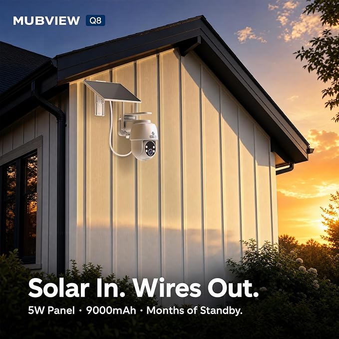 MUBVIEW 24/7 Continuous Recording Wireless Outdoor Security Camera, 2.4G WiFi - Image 7