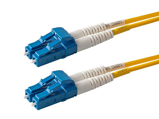 SpeedyFiberTX – 1-Pack 10 Meter LC to LC Fiber Patch Cable, Corning SMF-28 by SpeedyFiberTX