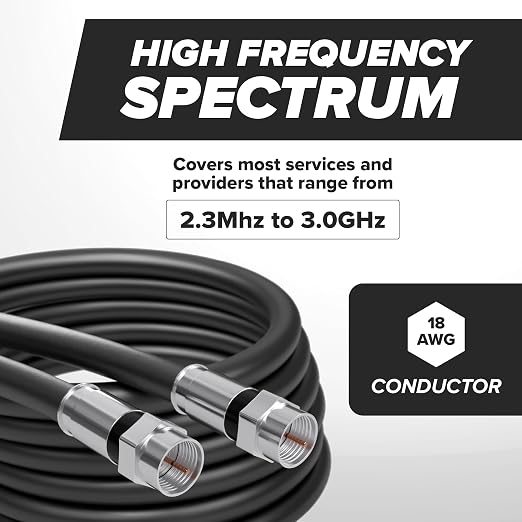 THE CIMPLE CO - RG6 Coaxial Cable 200 FT - RG6 Coax Cable - Image 6