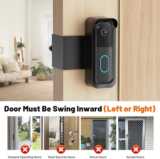 Blink Doorbell Mount, Anti-Theft Doorbell Camera Mount - Image 4