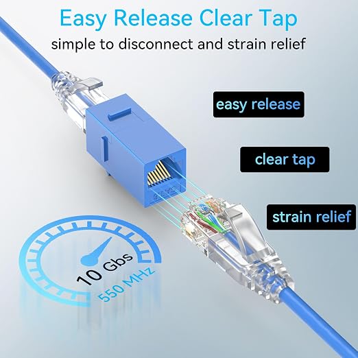 Sokqovt Cat6a Patch Cables Slim 6ft, Flexible Cat6 Ethernet Cable 10G 550MHZ - Image 6