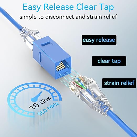 Sokqovt Cat6a Slim Ethernet Patch Cable 3ft, Flexible 10G 550MHZ, 28AWG Pure - Image 6