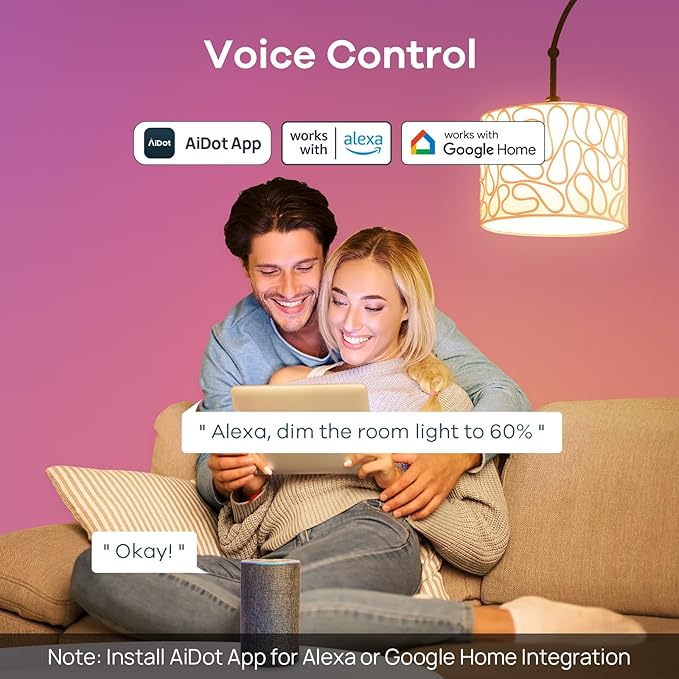 Linkind WiFi Smart Light Bulbs, Alexa Light Bulb Work - Image 5