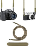 JJC 115cm Braided Rope Camera Strap, Soft Neck Shoulder Strap by JJC