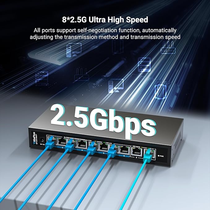 10 Ports 10Gb Unmanaged Ethernet Switch - Image 5