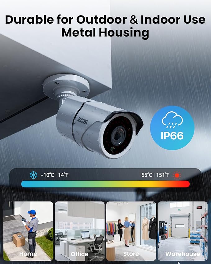 ZOSI 16 Channel Wired Security Camera System - Image 3