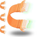 Rapink Patch Cables Cat6 2ft, Ethernet Patch Cable 10G Support, Cat 6 Patch by Rapink