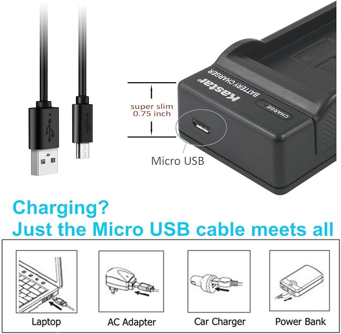 Kastar 2 Battery + Charger Replacement - Image 2