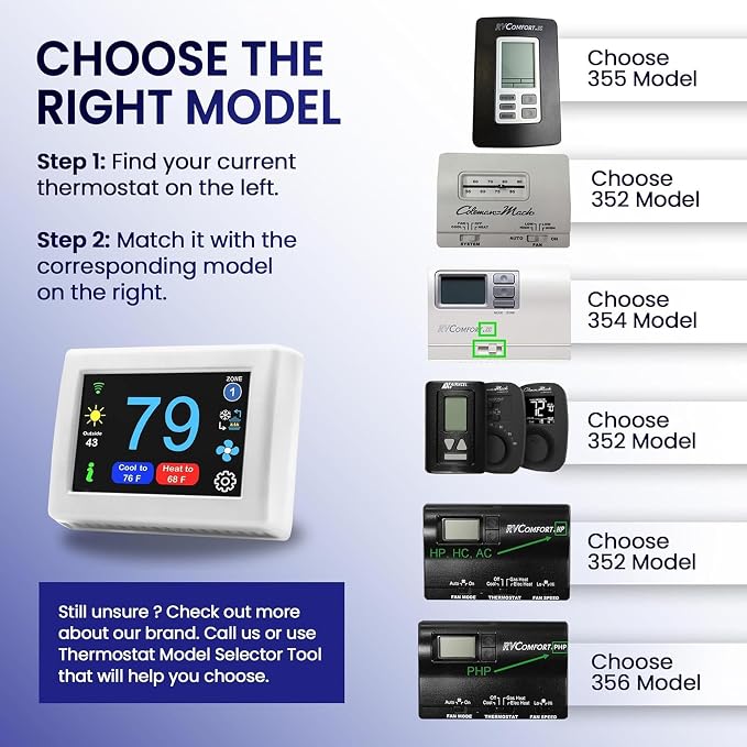 MICRO-AIR EasyTouch Digital RV Thermostat Replacement - Image 2