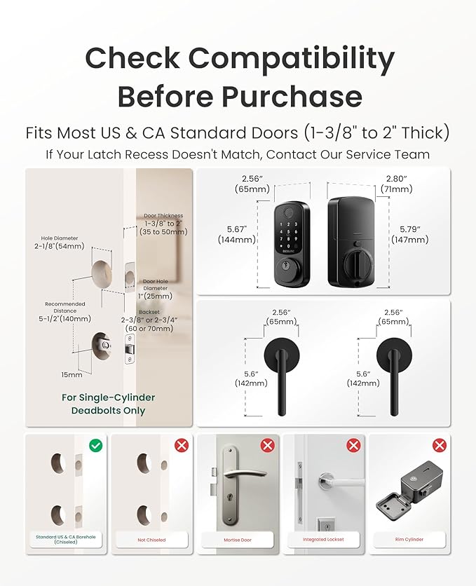 DESLOC B200 Fingerprint Smart Lock - Image 6