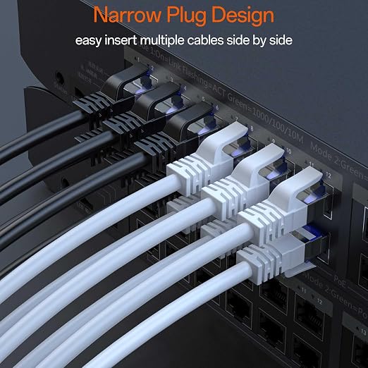 Cat8 Ethernet Cable 200 FT Indoor & Outdoor, Ethernet Cable High Speed 40Gbps - Image 6