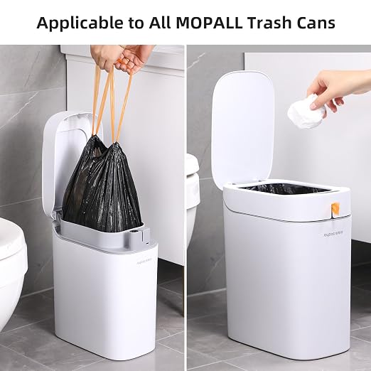 MOPALL Small Drawstring Trash Bag, 4 Gallon Garbage Bags - Image 6
