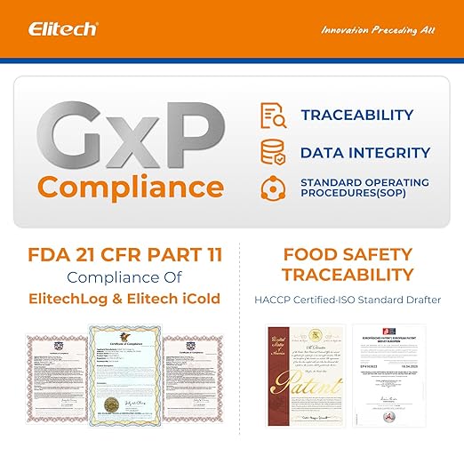 Elitech Bluetooth Temperature Humidity Data Logger FDA Standards, - Image 9