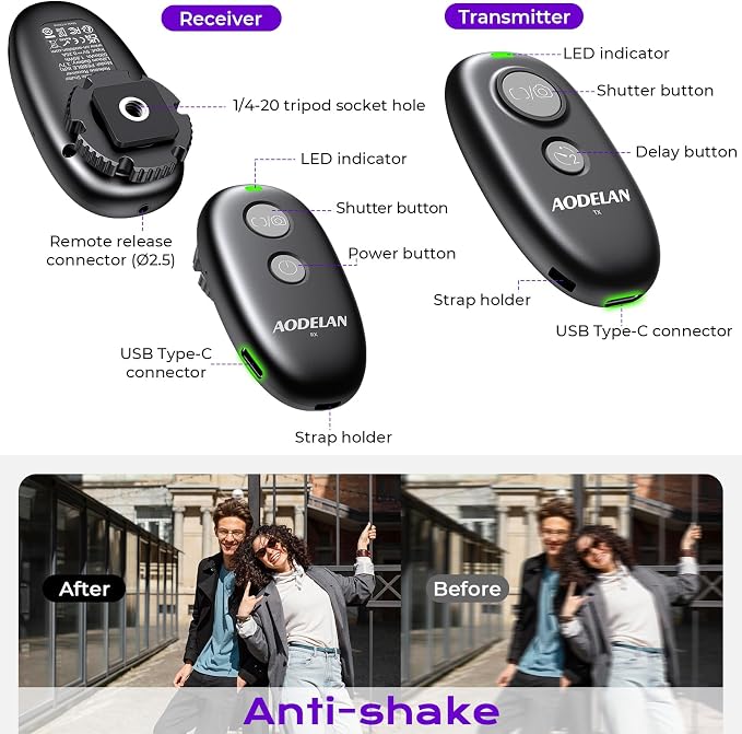for Canon Rechargeable Camera Remote Shutter Release - Image 7