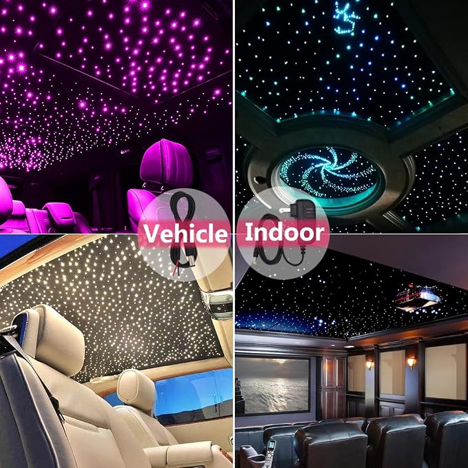 LED Fiber Optic Star Ceiling Light Kit - Image 2