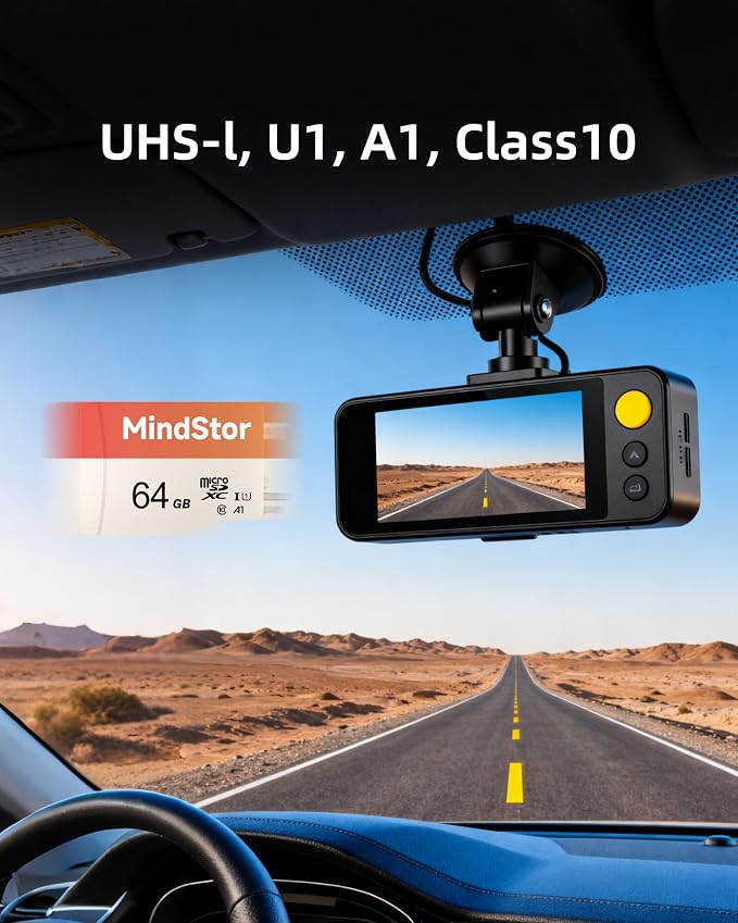 Micro SDXC 64GB Memory Card, MindStor 90MB/s Read Speed TF Card - Image 3