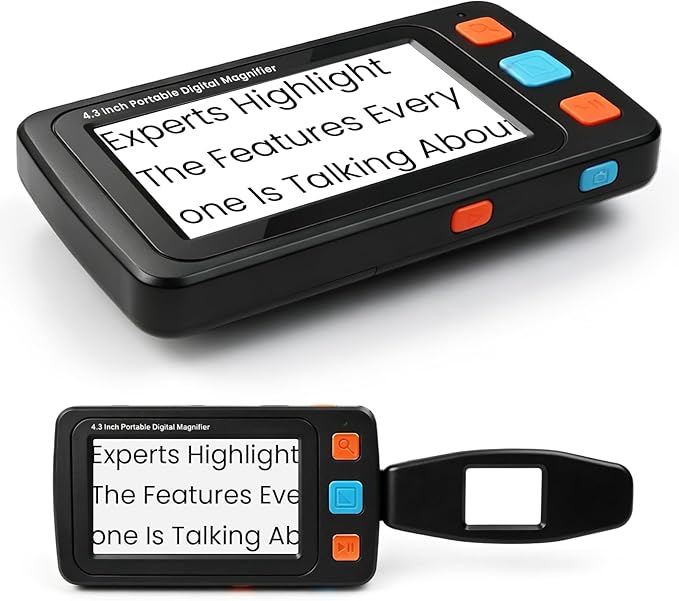 4.3" Digital Video Magnifier, 4X-32X Zoom Aid by Unknown