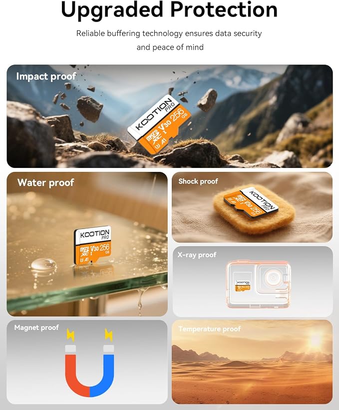 KOOTION Micro SD Card 256GB U3 TF Card - Image 7