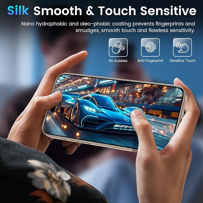 Fotbor for 3Pack iPhone 16 Pro Max Screen Protector - Image 7