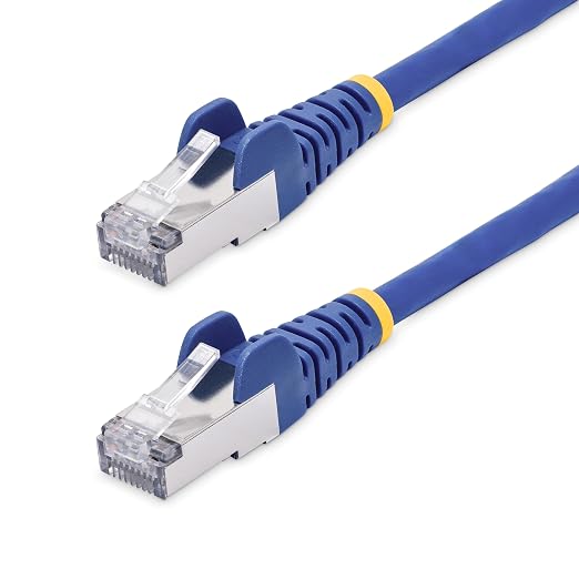 StarTech.com 1ft Blue CAT8 Ethernet Cable, Snagless RJ45, 100W PoE++, 26AWG by StarTech