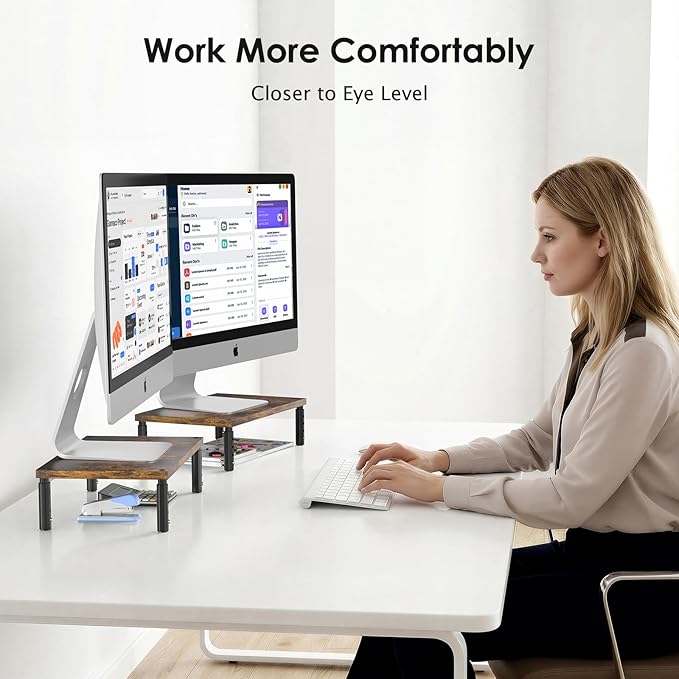 OPNICE Adjustable Monitor Stand Riser - Image 7