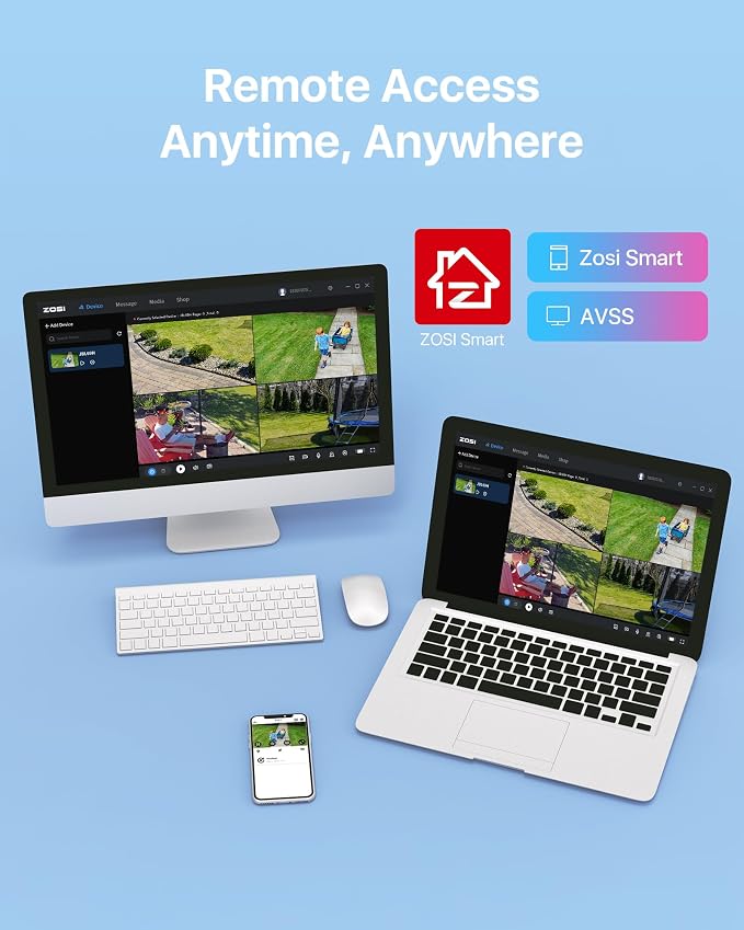 ZOSI 3K Lite 8CH Home Security Camera System - Image 6