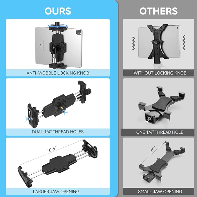 KDD iPad and Phone Tripod Mount Adapter - Image 5