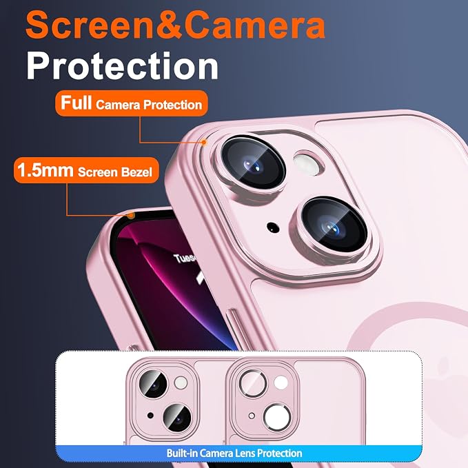 for iPhone 15 Plus Case with Privacy Screen Protector and Camera Protection - Image 6