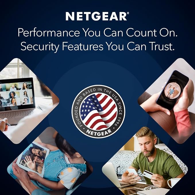 NETGEAR Nighthawk Tri-Band Whole Home Mesh WiFi 6E System – Router + 2 - Image 3