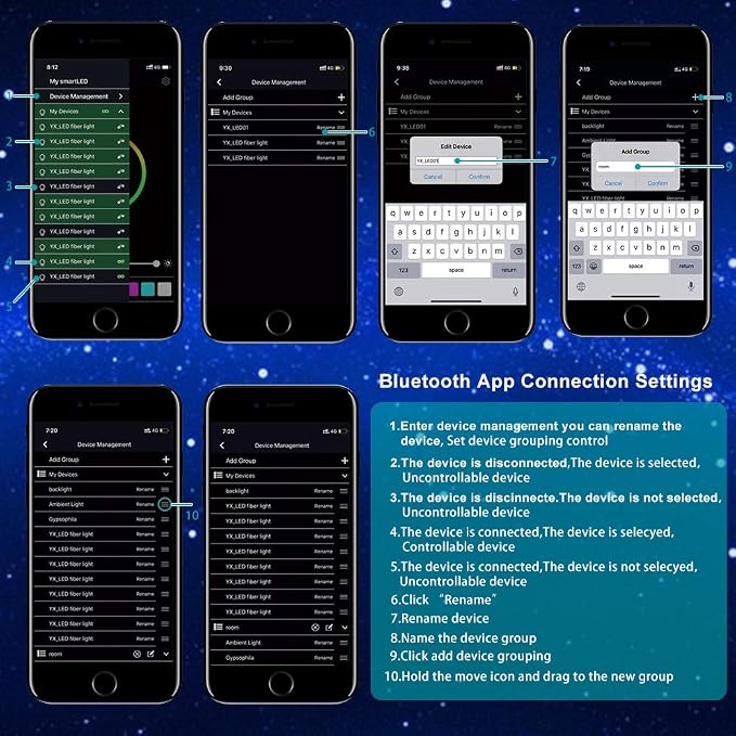 AKEPO Fiber Optic Lights kit Twinkle+ APP Control + Music Effect - Image 4
