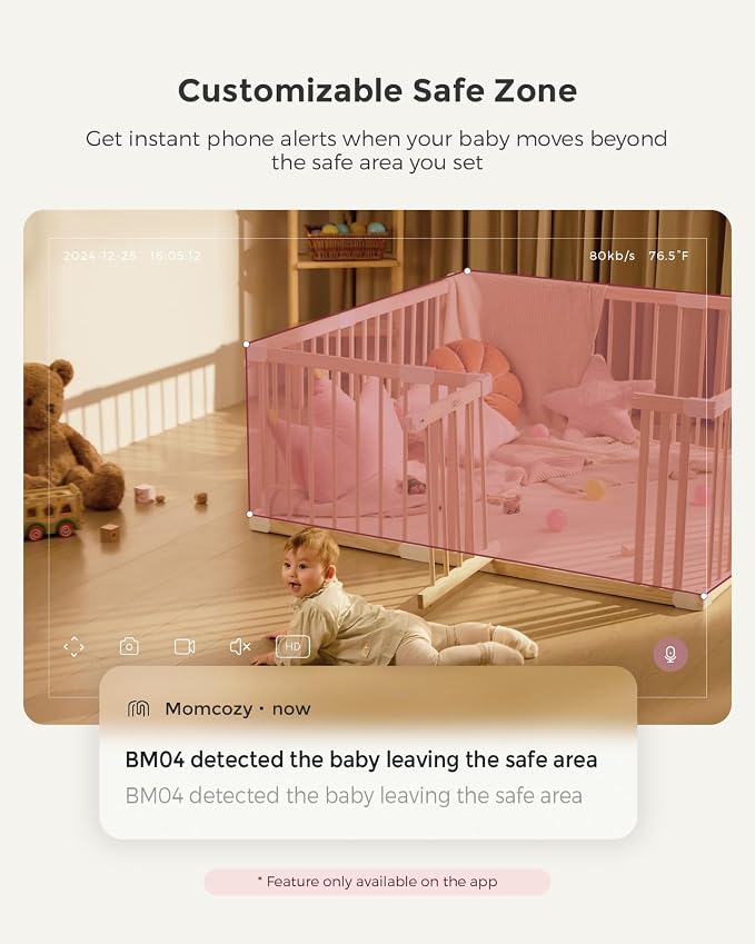 Momcozy Smart WiFi Baby Monitor - Image 4