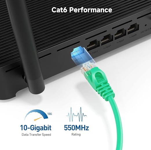Cable Matters 10Gbps Snagless Cat 6 Ethernet Cable - 25ft - Image 3